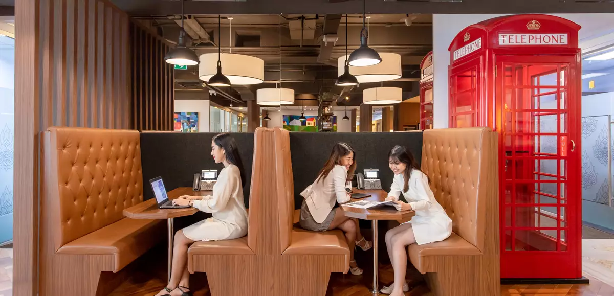 Serviced Office, Bangkok, Thailand, Booth Seats