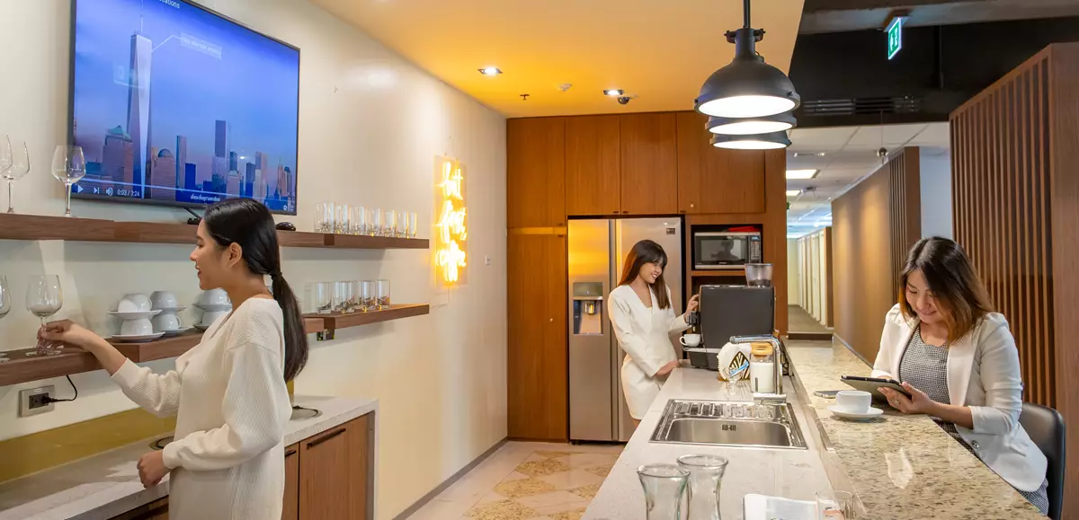 Serviced Office, Bangkok, Thailand, Pantry